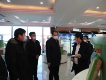 12月13日，市委書記王賀民蒞臨亞歐公司指導